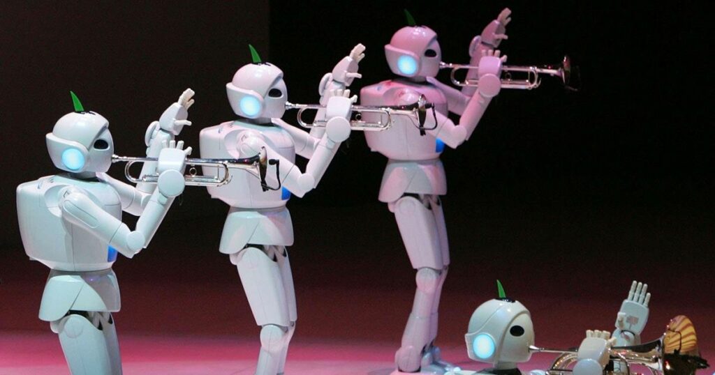 robotique concert trompette