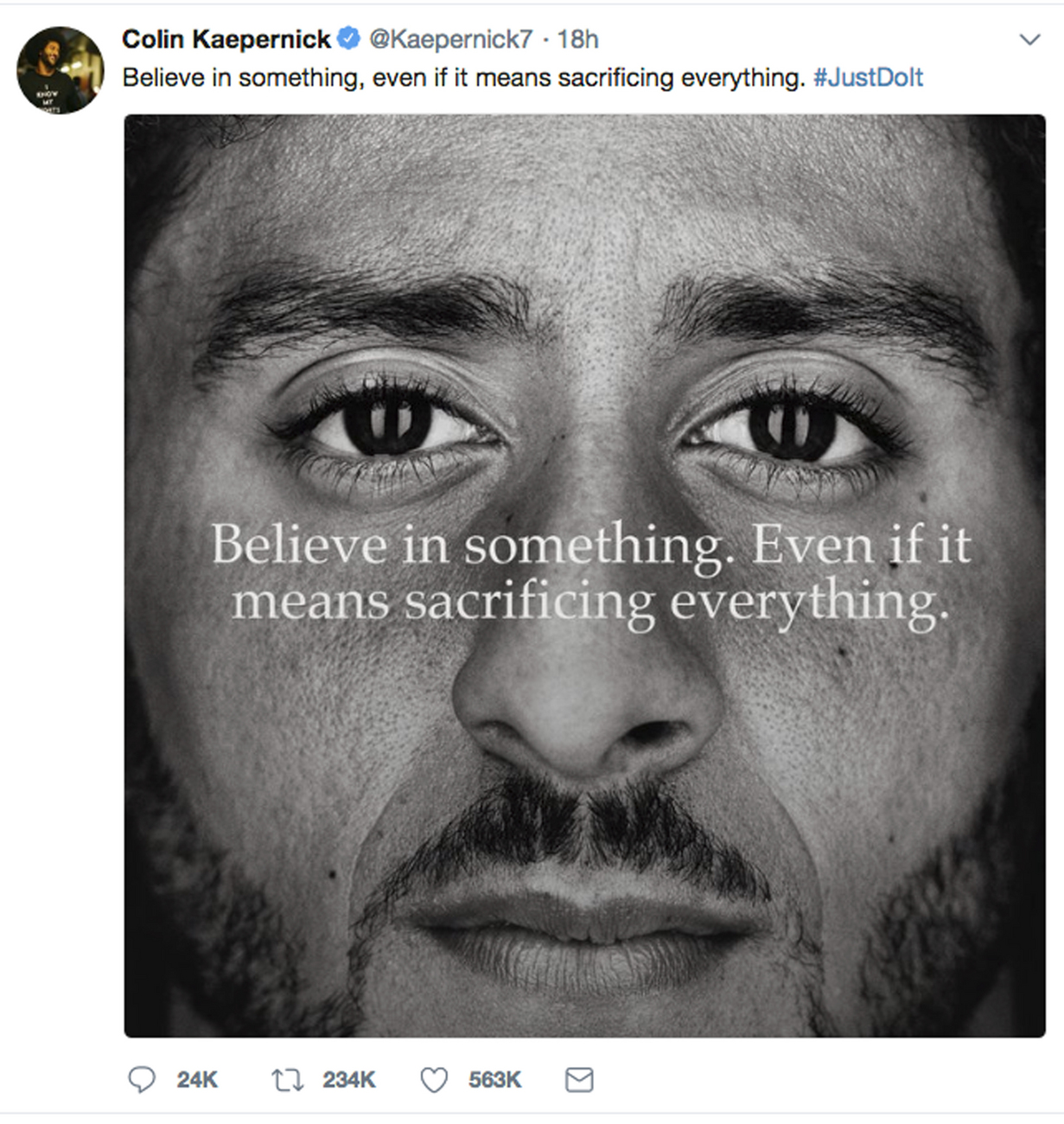 Nike, brand activism, blacklivesmatter,