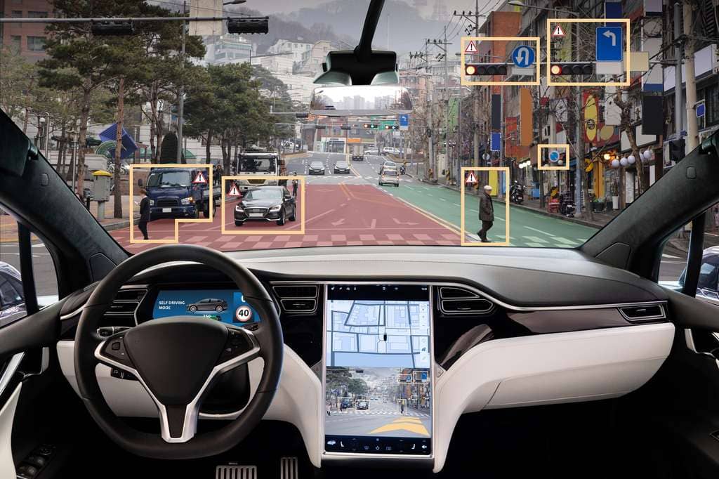 Voiture autonome Perception des informations par les capteurs des voitures autonomes