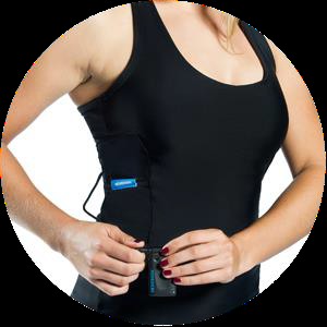 Produit de la gamme Hexoskin (image issue du site internet de l'entreprise)