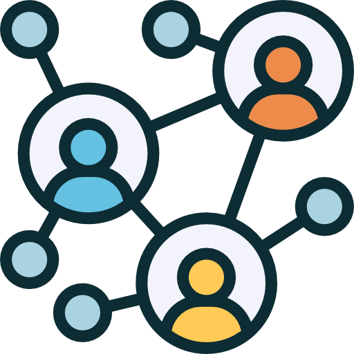 internal communication atom structure illustration