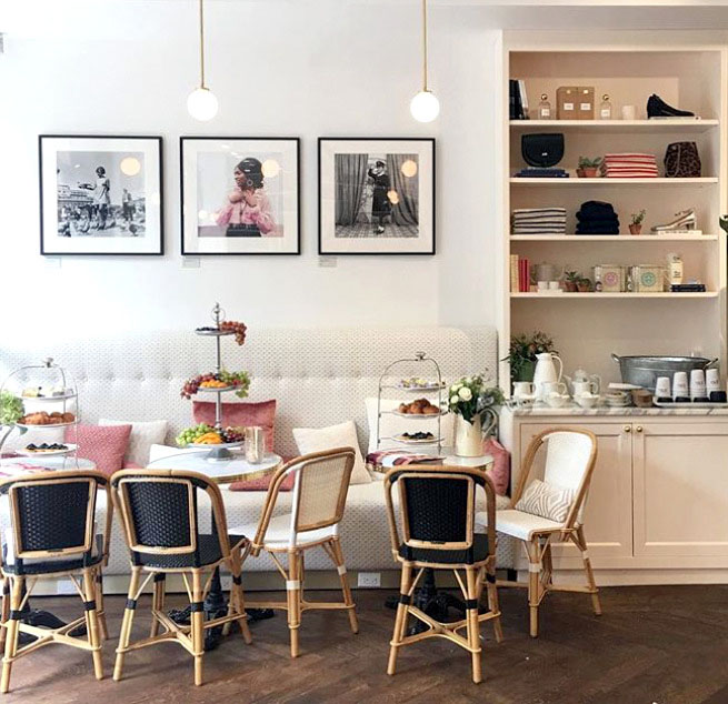 L’appartement Sézanne à New York propose un espace café.